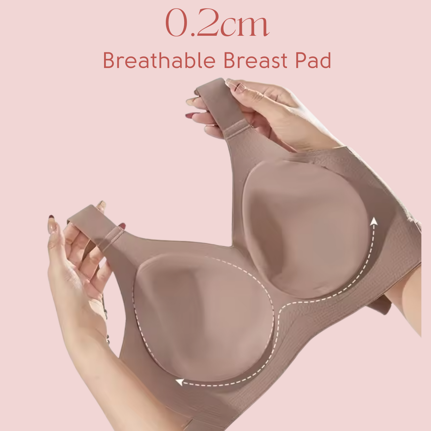 Trasea Colli™ Reggiseno antiscivolo senza ferretto