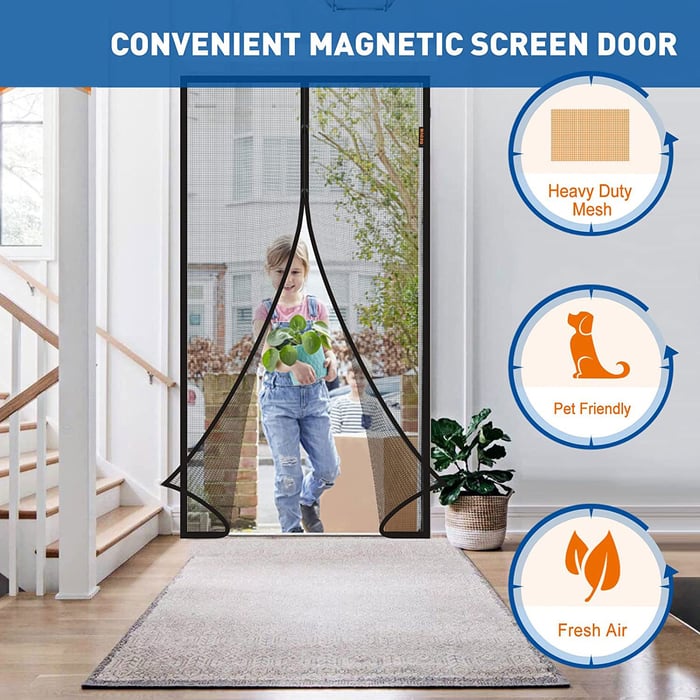 TrioGuard™ Tenda magnetica per insetti