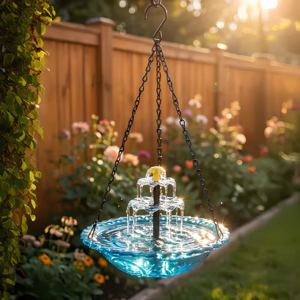 Cascadelle™ Fontana a cascata solare per uccelli