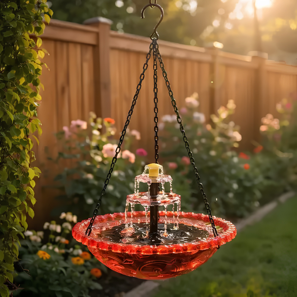 Cascadelle™ Fontana a cascata solare per uccelli