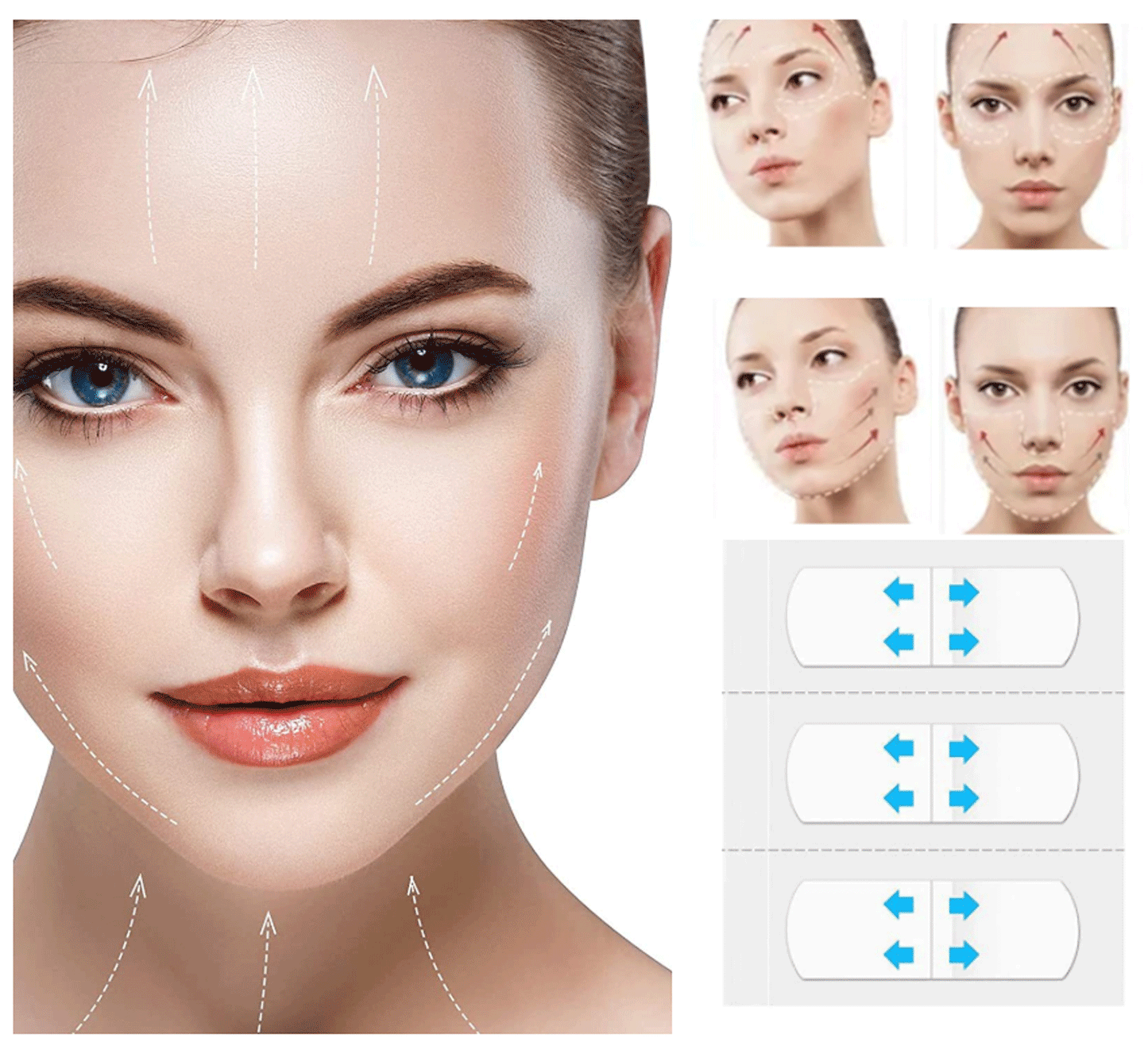 V-Lift™️ Striscia lifting invisibile per il viso