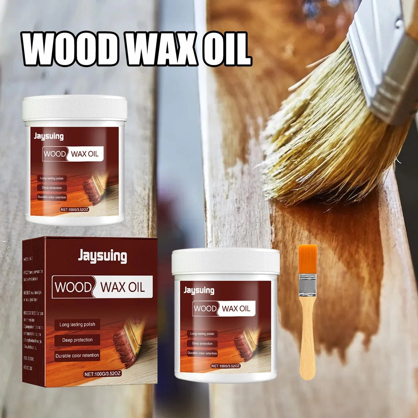 Wood Oil™ Olio a cera per legno anticorrosivo per esterni