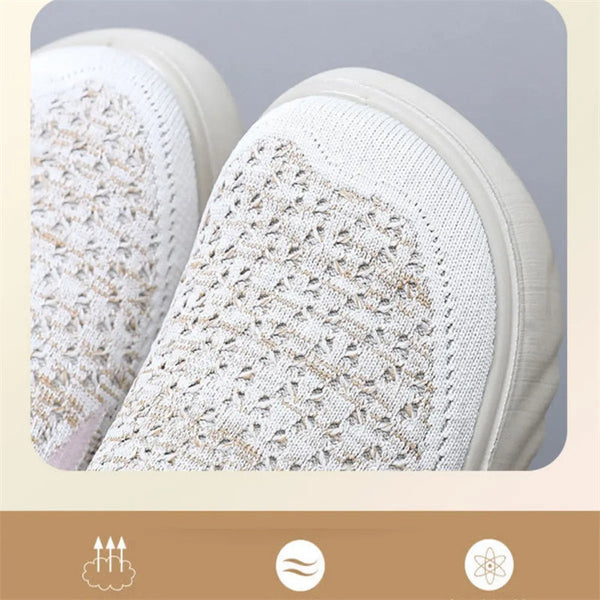 Xandra Ravotti™ Scarpe da passeggio slip-on in maglia da donna