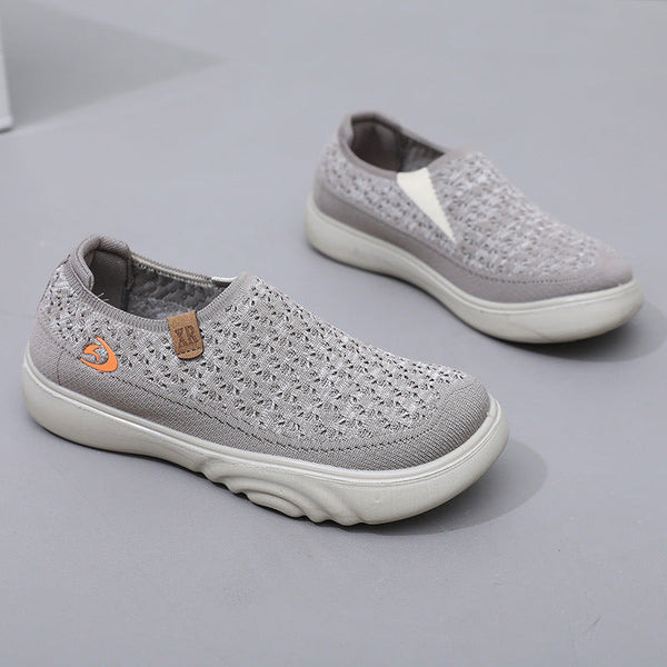 Xandra Ravotti™ Scarpe da passeggio slip-on in maglia da donna