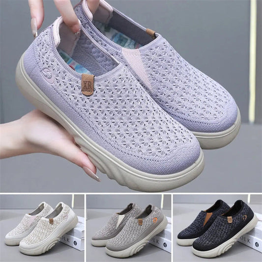 Xandra Ravotti™ Scarpe da passeggio slip-on in maglia da donna