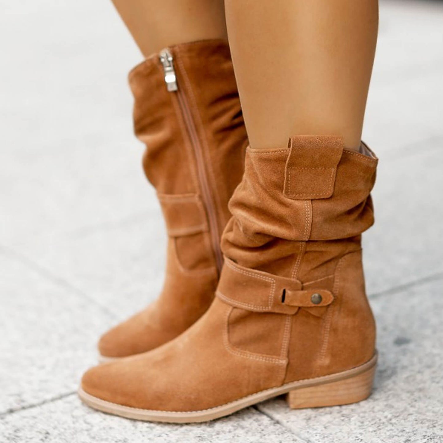 Xaviera™ Scarpe in pelle scamosciata