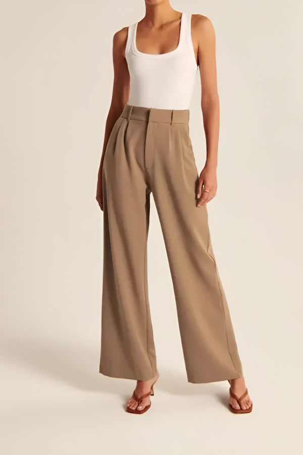 Yessenia™ Pantaloni sartoriali ampi