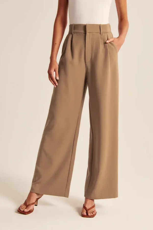 Yessenia™ Pantaloni sartoriali ampi