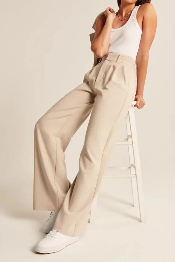 Yessenia™ Pantaloni sartoriali ampi