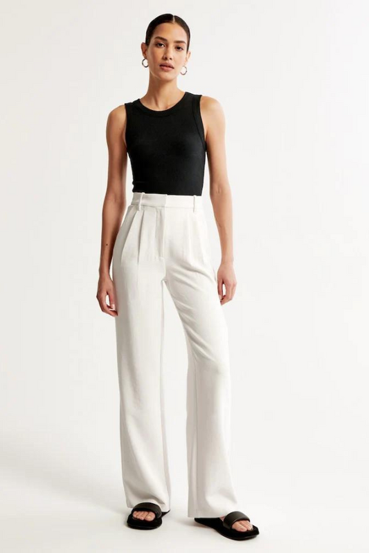 Yessenia™ Pantaloni sartoriali ampi