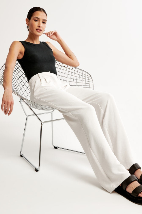 Yessenia™ Pantaloni sartoriali ampi