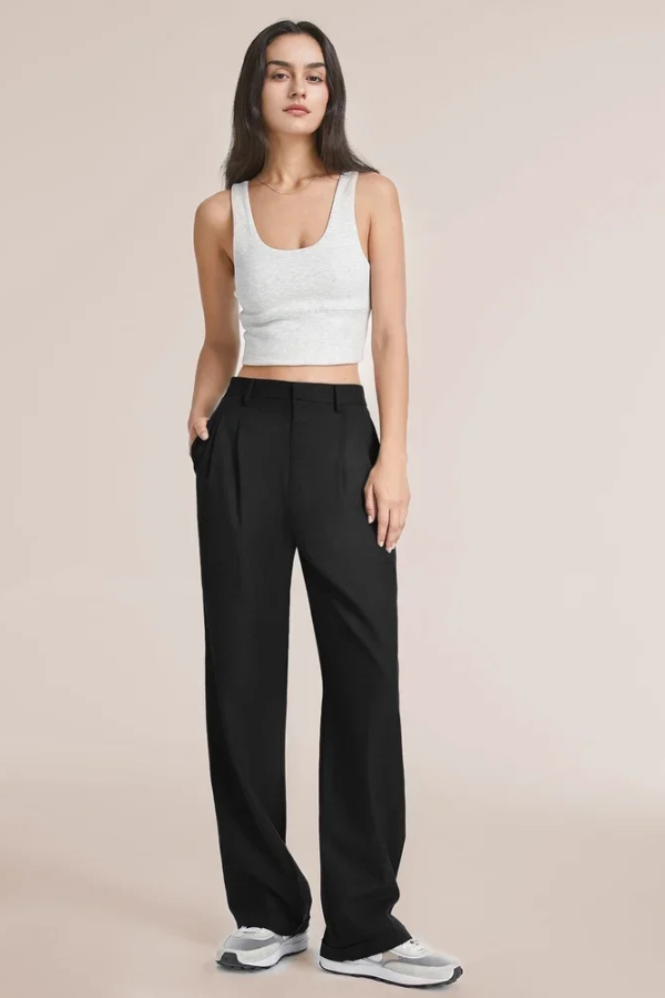 Yessenia™ Pantaloni sartoriali ampi