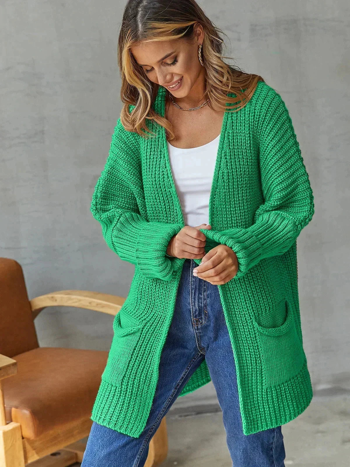 Zenaida Jacinto™ Pull tricoté surdimensionné