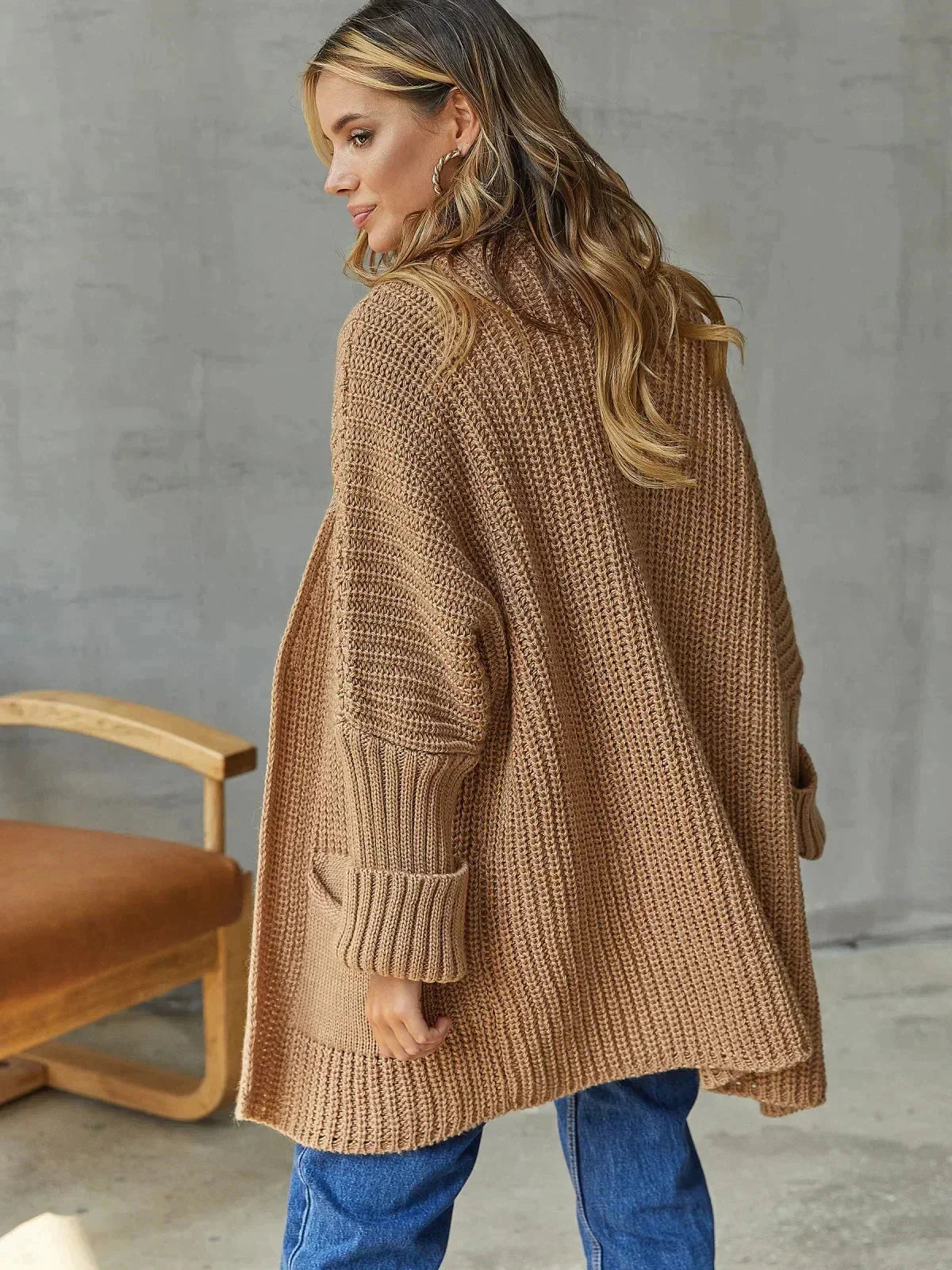 Zenaida Jacinto™ Pull tricoté surdimensionné