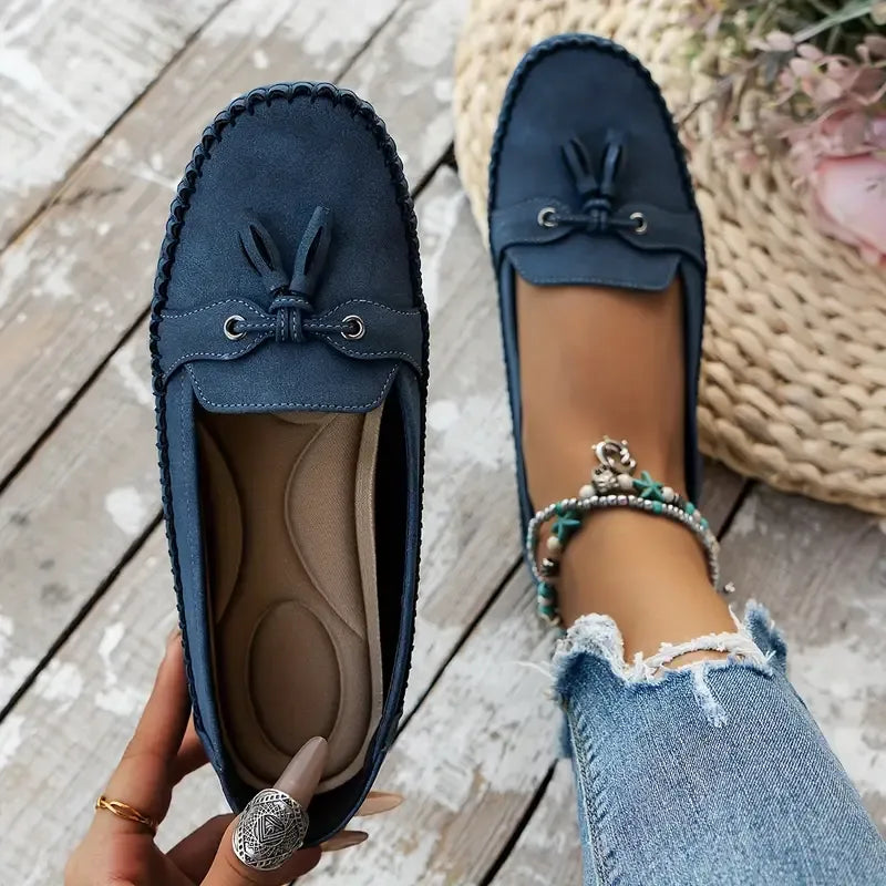 Zoe Garofano™ Comodi mocassini vintage da donna