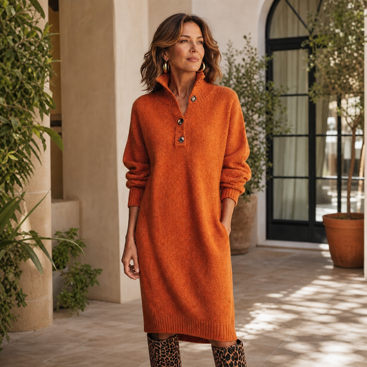 Adriana Agnelli™ Vestito elegante da giorno per un comfort senza sforzo
