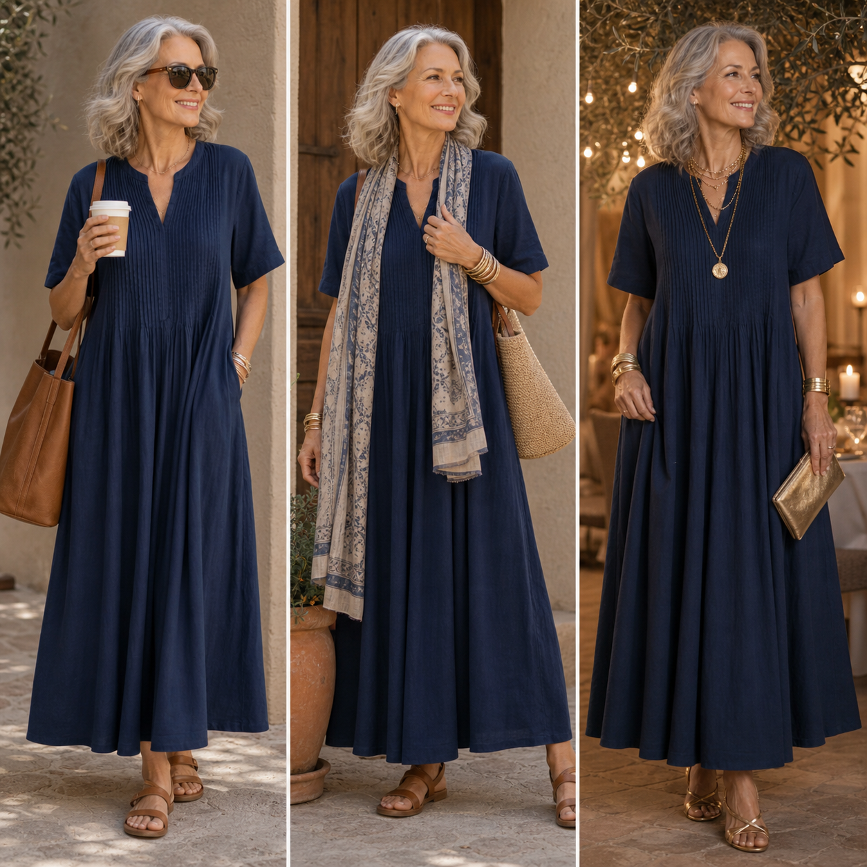 Adriana Palombo™ Vestito casual traspirante per uno stile estivo senza sforzo
