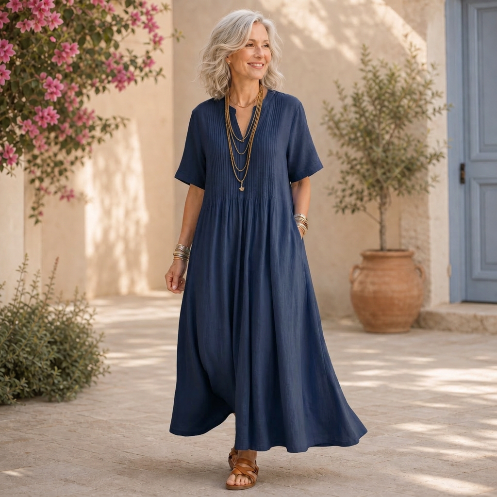 Adriana Palombo™ Vestito casual traspirante per uno stile estivo senza sforzo