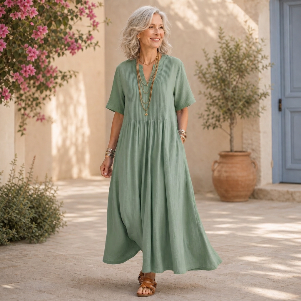 Adriana Palombo™ Vestito casual traspirante per uno stile estivo senza sforzo
