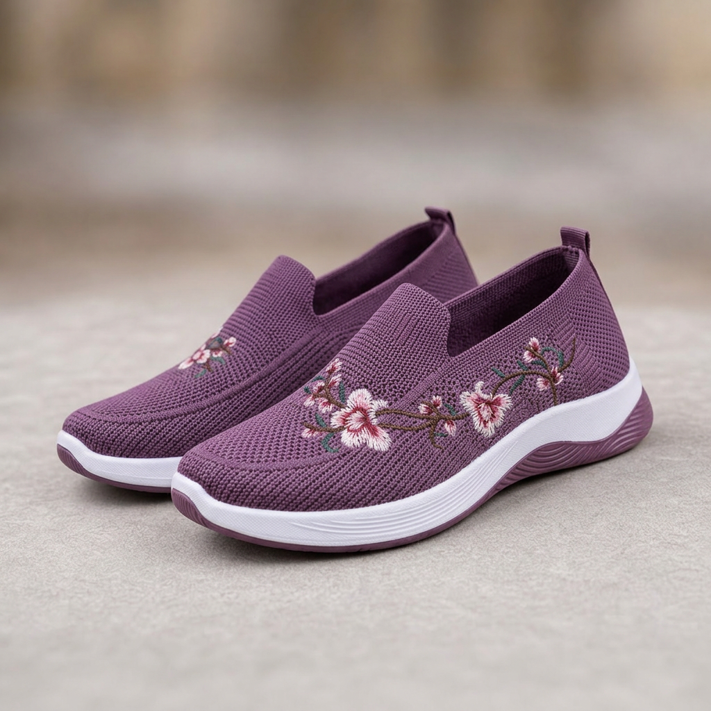 Agata Della Valle™ Scarpe floreali traspiranti per il massimo comfort tutto il giorno