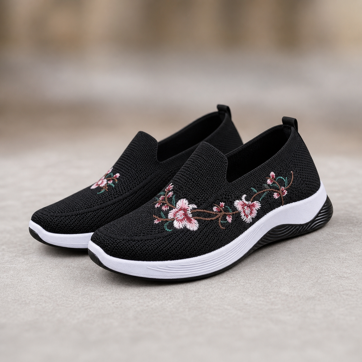 Agata Della Valle™ Scarpe floreali traspiranti per il massimo comfort tutto il giorno