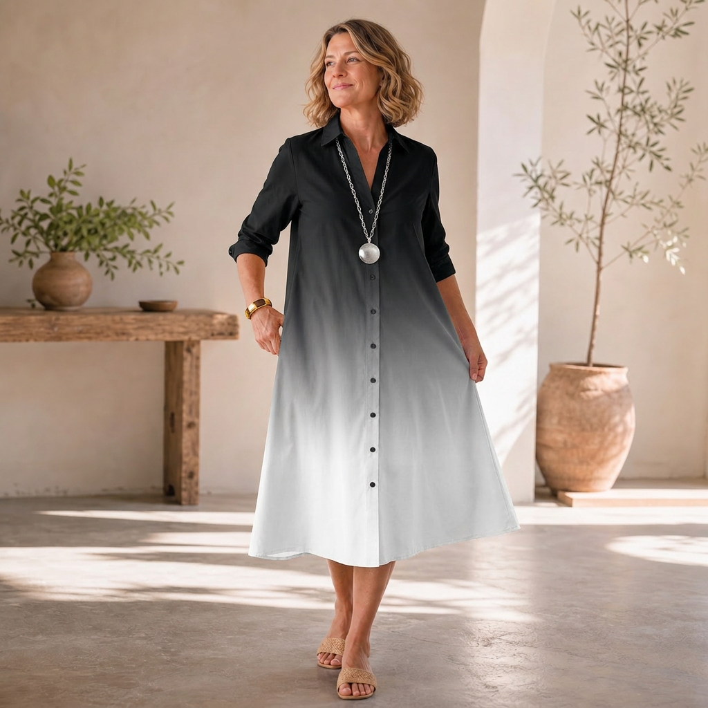 Agnese Lambruschini™ Abito midi elegante per uno stile senza sforzo