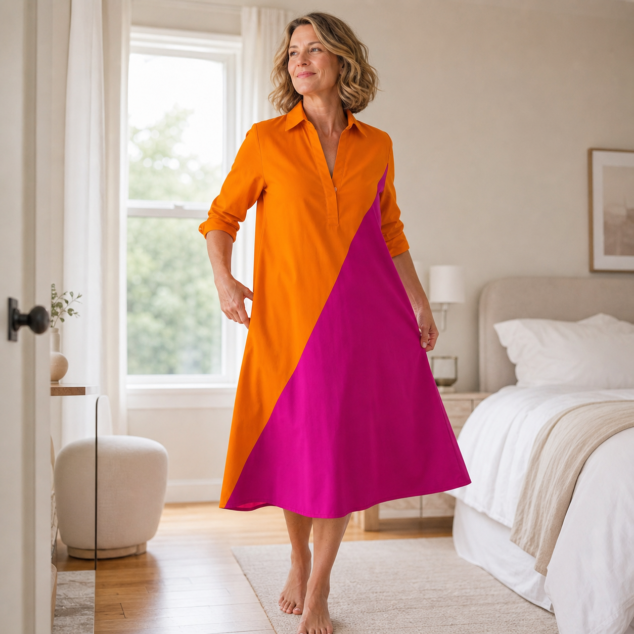 Agnese Lambruschini™ Abito midi elegante per uno stile senza sforzo