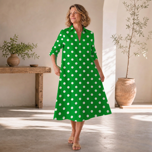 Verde a Pois Bianchi