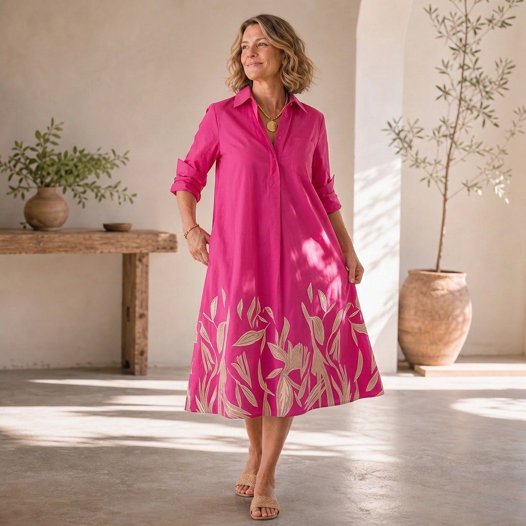 Agnese Lambruschini™ Abito midi elegante per uno stile senza sforzo