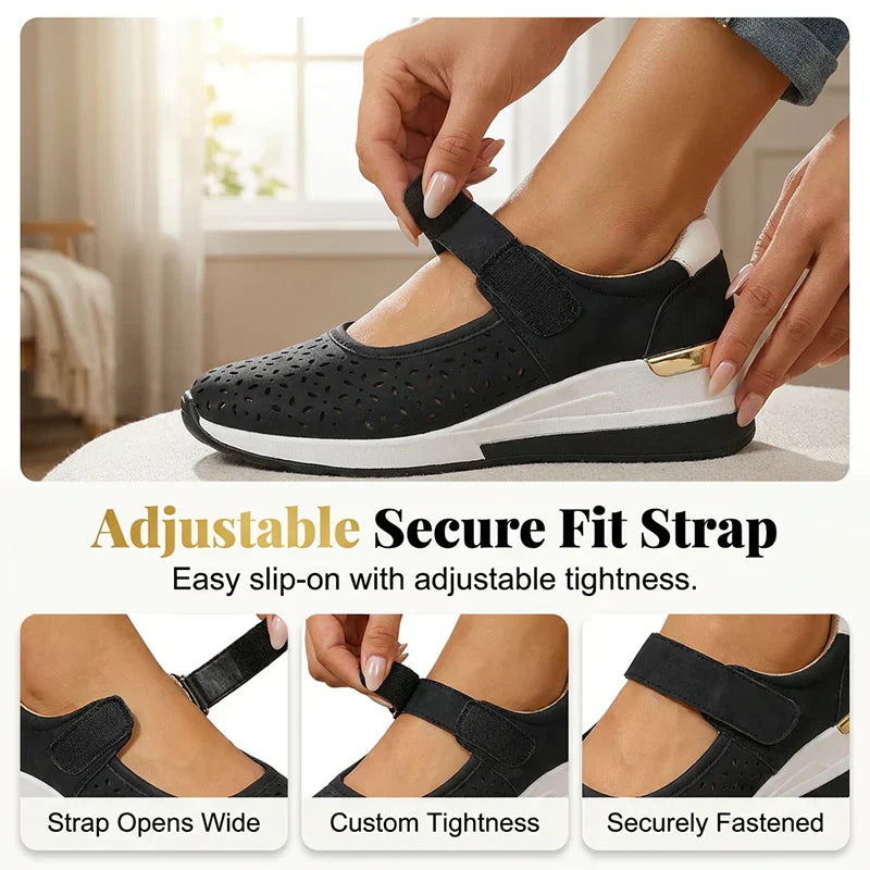 AiraStep™ Scarpe con plateau traspiranti per il massimo comfort tutto il giorno
