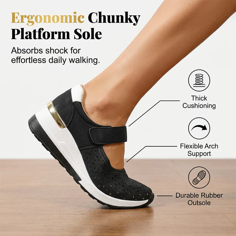 AiraStep™ Scarpe con plateau traspiranti per il massimo comfort tutto il giorno