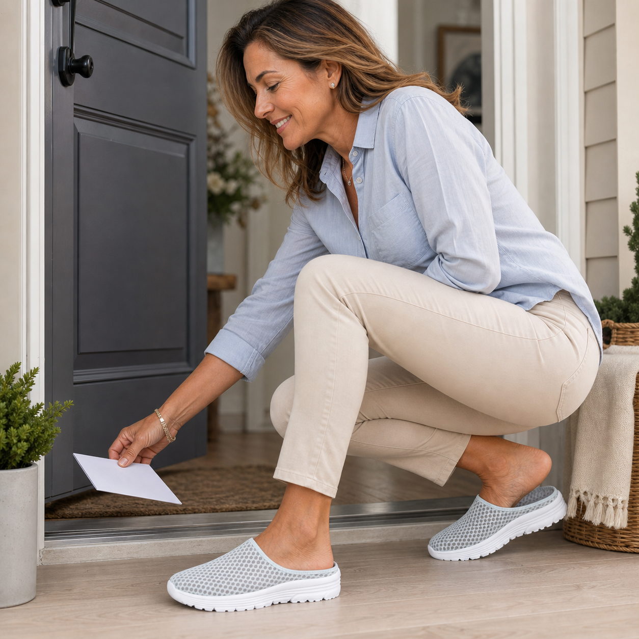 AiroStep™ Pantofole traspiranti per un fresco comfort