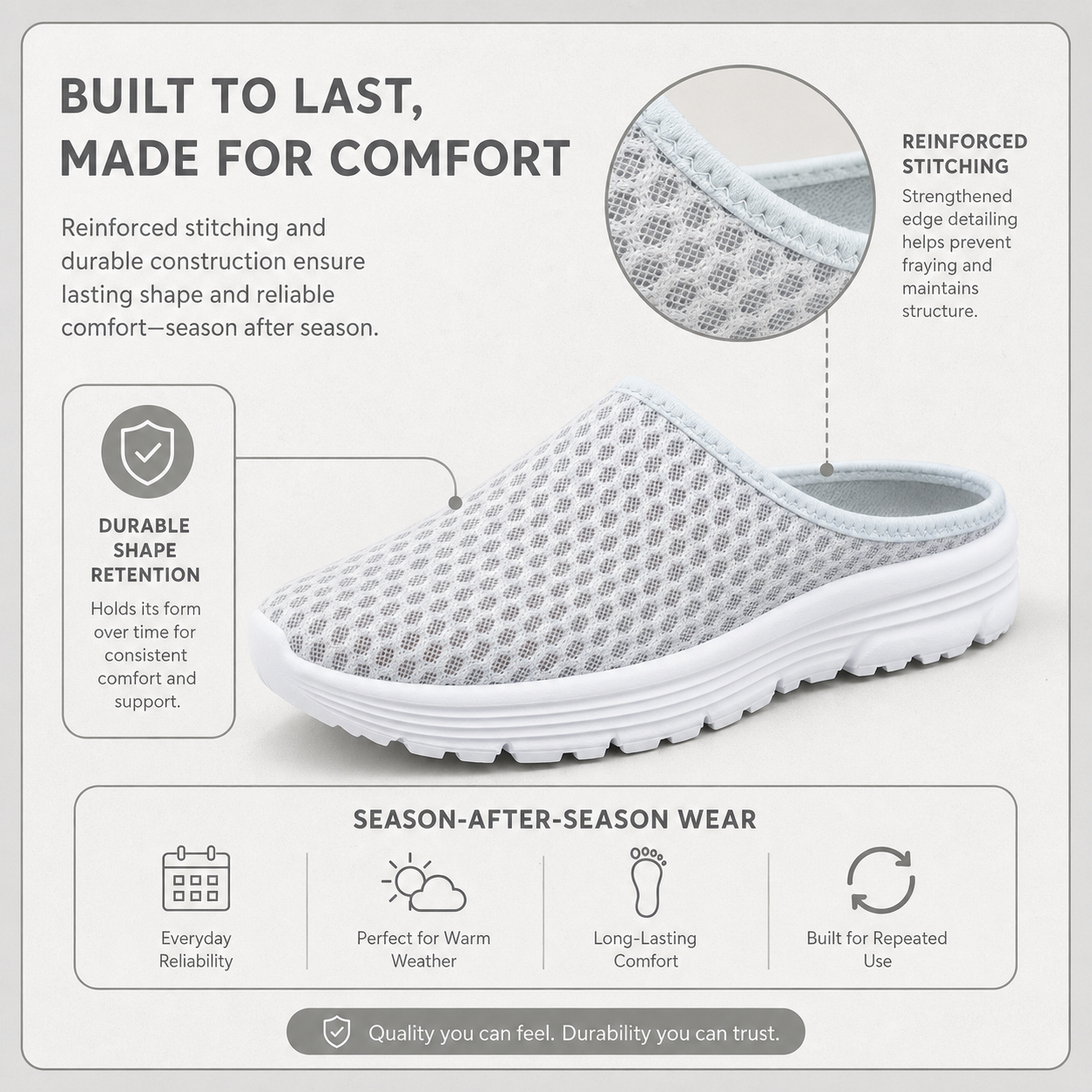 AiroStep™ Pantofole traspiranti per un fresco comfort