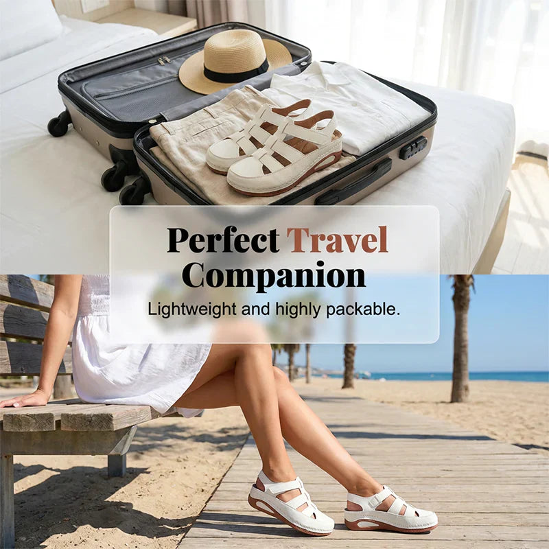 AiryStep™ Sandali con zeppa traspiranti per un comfort tutto il giorno