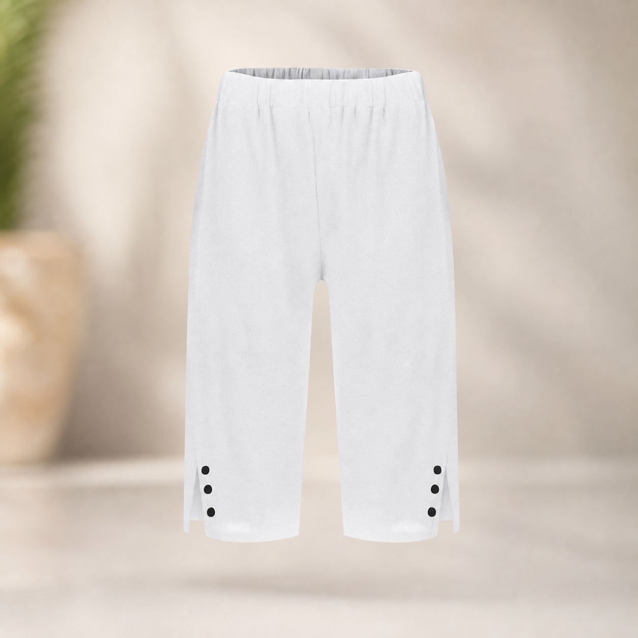 Albina Gallarini™ Pantaloni capri traspiranti per uno stile senza sforzo
