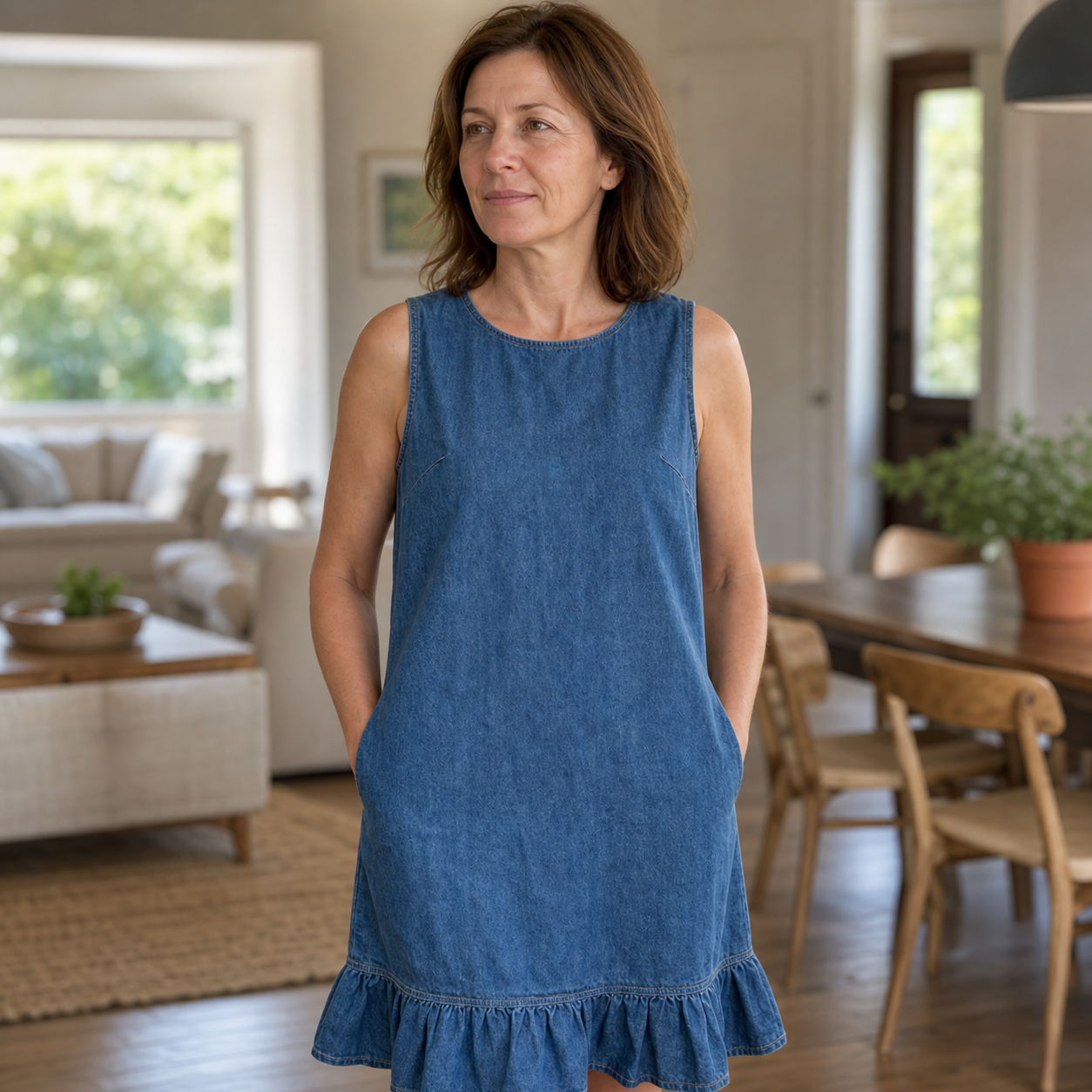 Alice Mingardi™ Vestito senza maniche per uno stile estivo senza sforzo