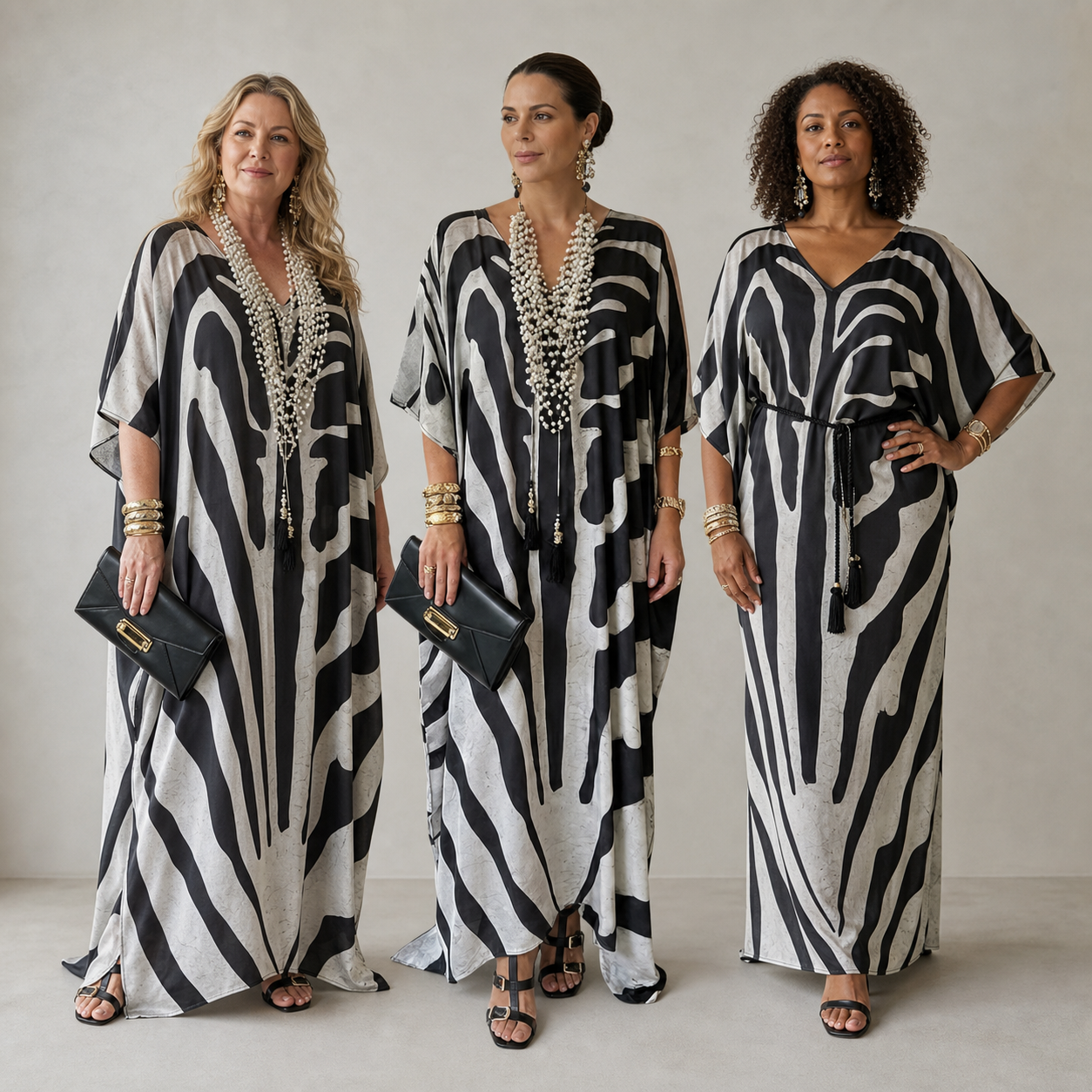 Amelia Leoncini™ Vestito kaftan fluido per uno stile estivo senza sforzo