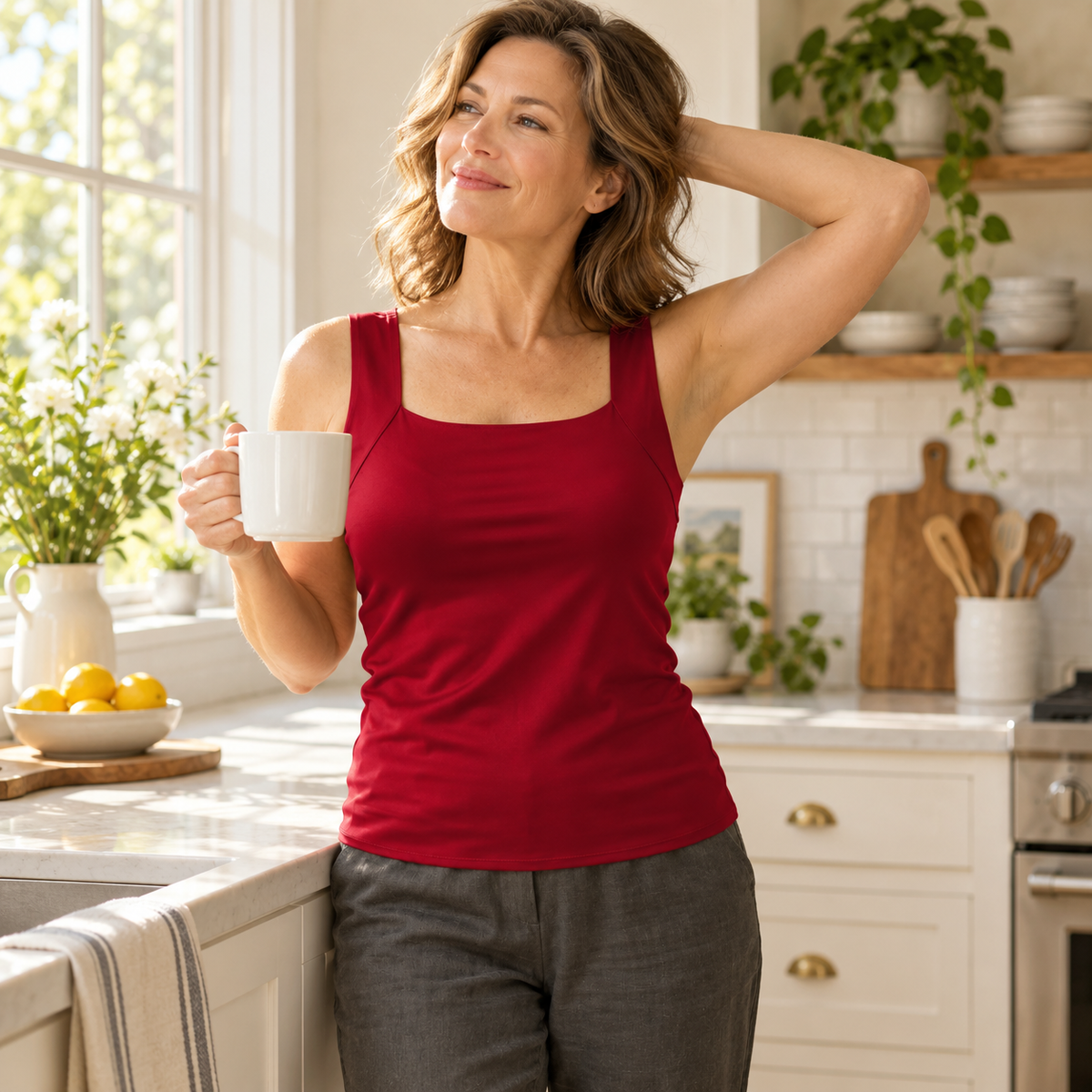 Anchorella™ Top con reggiseno integrato per un sostegno senza sforzo