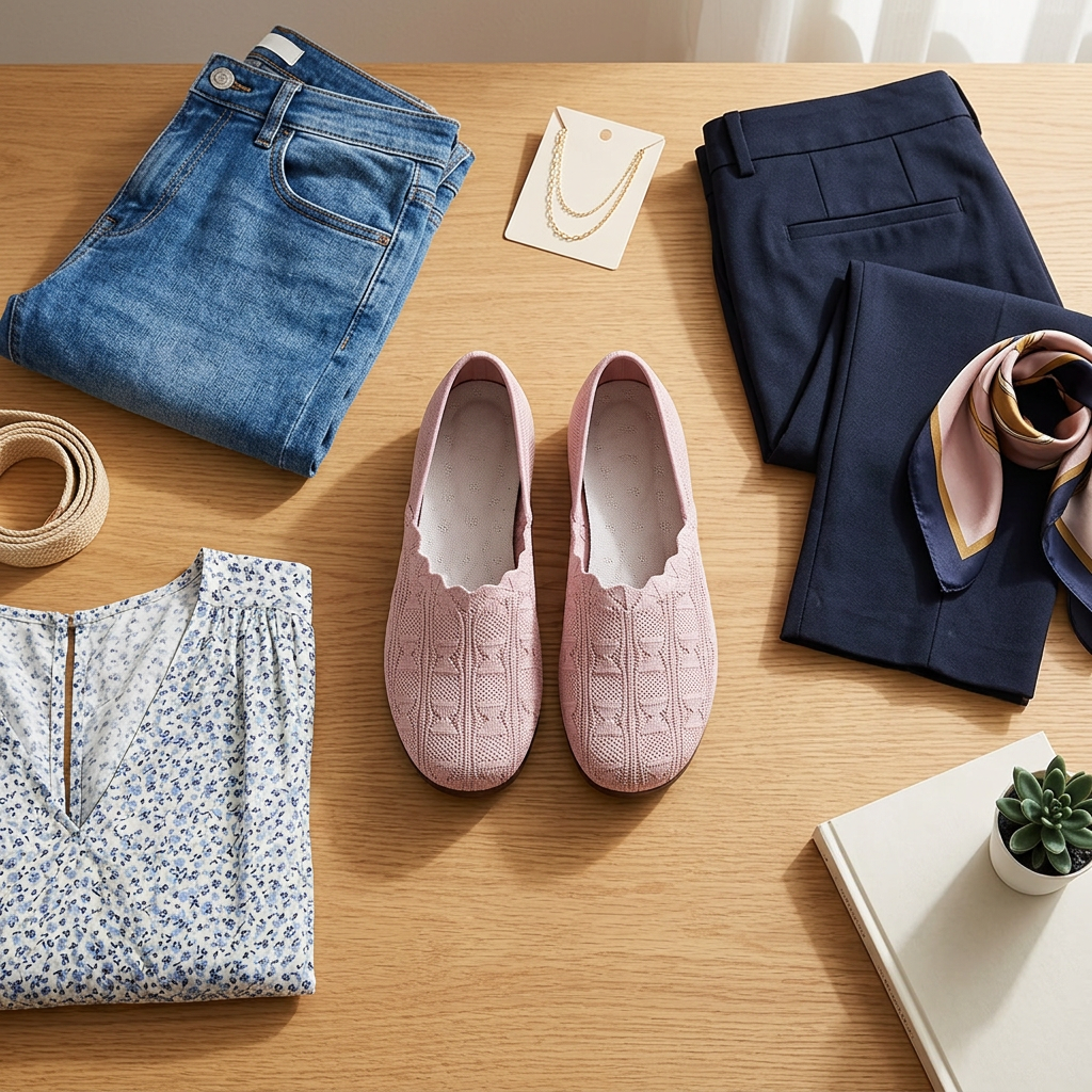 Andreina Genovese™ Ballerine slip-on intrecciate traspiranti