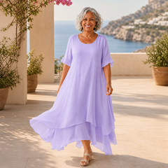 Antonia Lucania™ Abito maxi fluido per un'eleganza estiva senza sforzo
