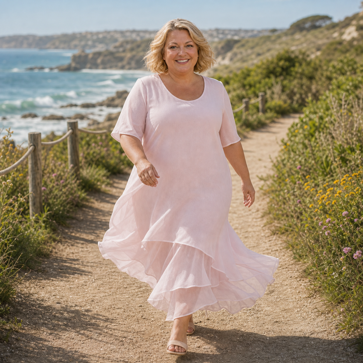 Antonia Lucania™ Abito maxi fluido per un'eleganza estiva senza sforzo