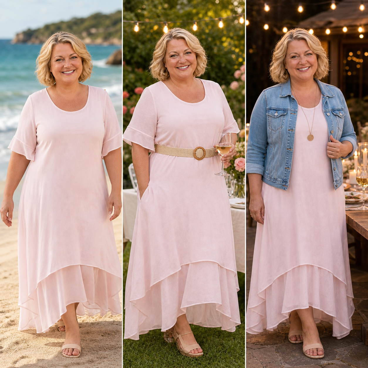 Antonia Lucania™ Abito maxi fluido per un'eleganza estiva senza sforzo