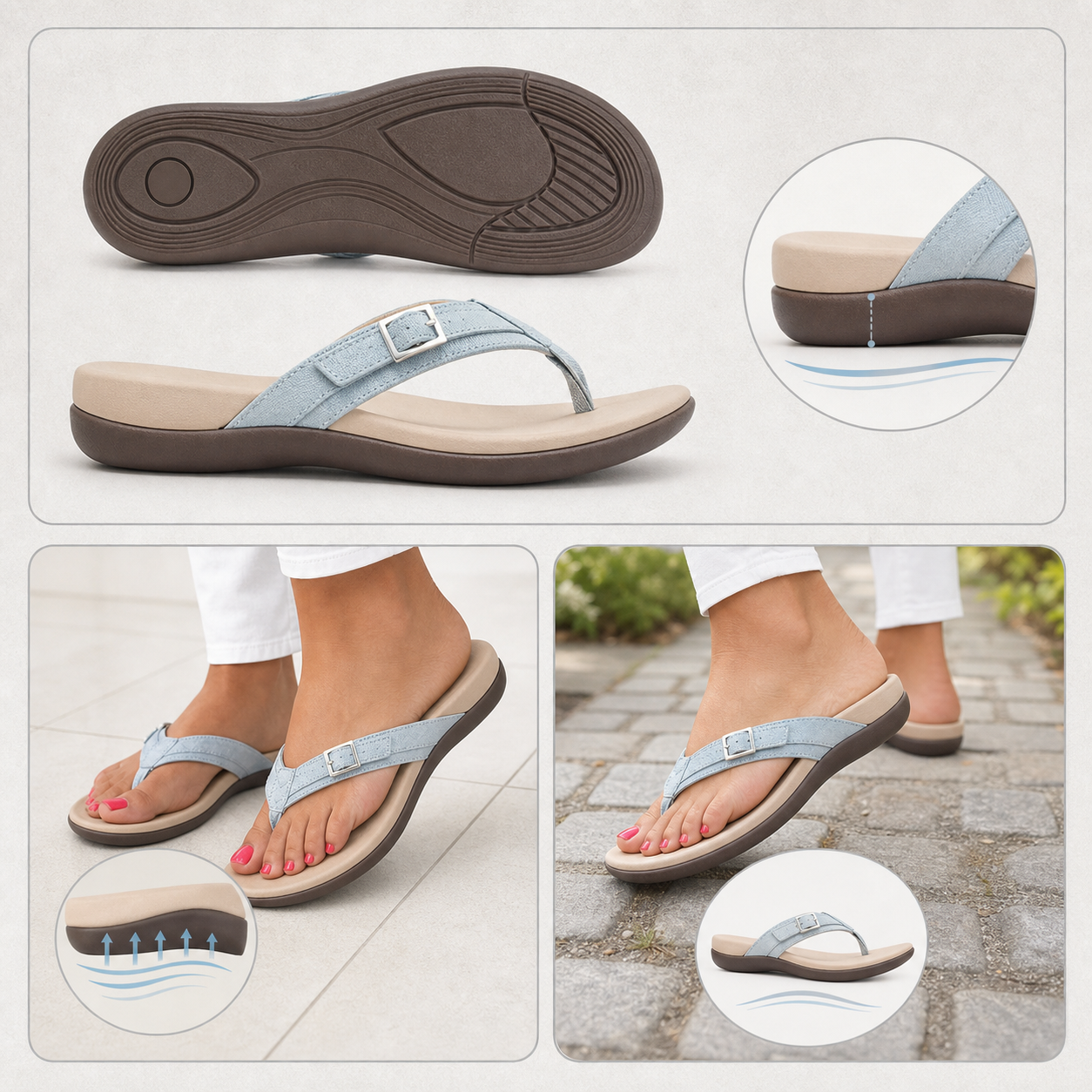 ArchCare Pro+™ Sandali ortopedici estivi per un supporto confortevole