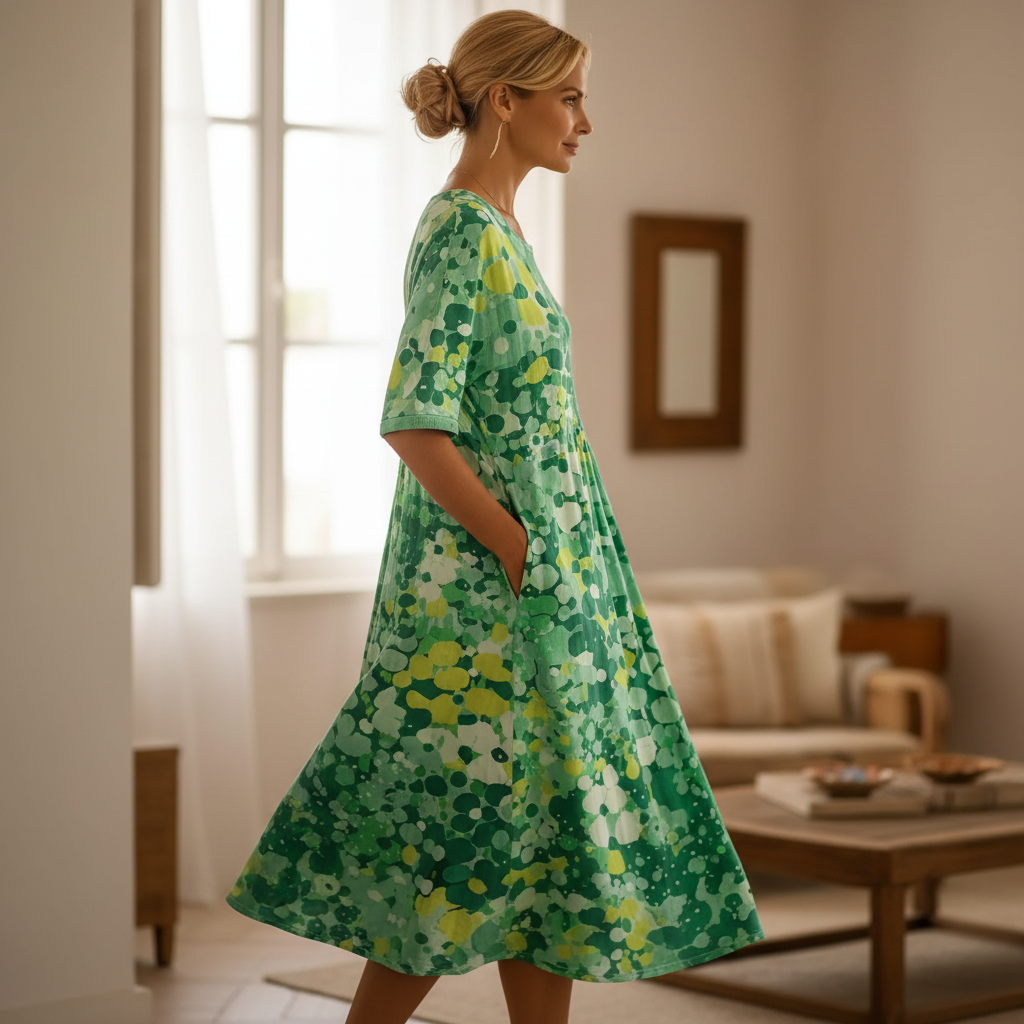 Azzurra Giovinazzo™ Vestito midi traspirante per uno stile senza sforzo