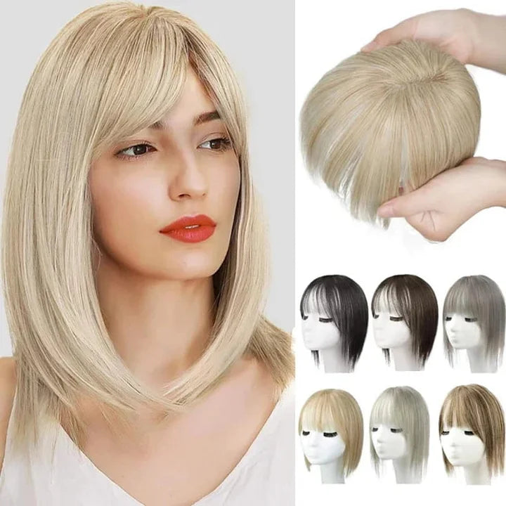 BangPro™ Topper per capelli con frangia realistica