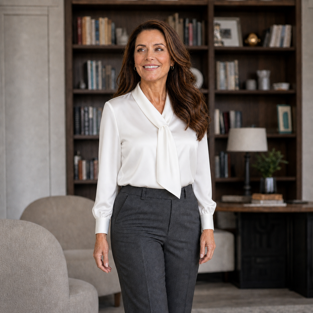 Barbara Abbondanza™ Camicia elegante per lavoro e weekend