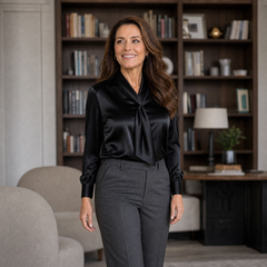 Barbara Abbondanza™ Camicia elegante per lavoro e weekend