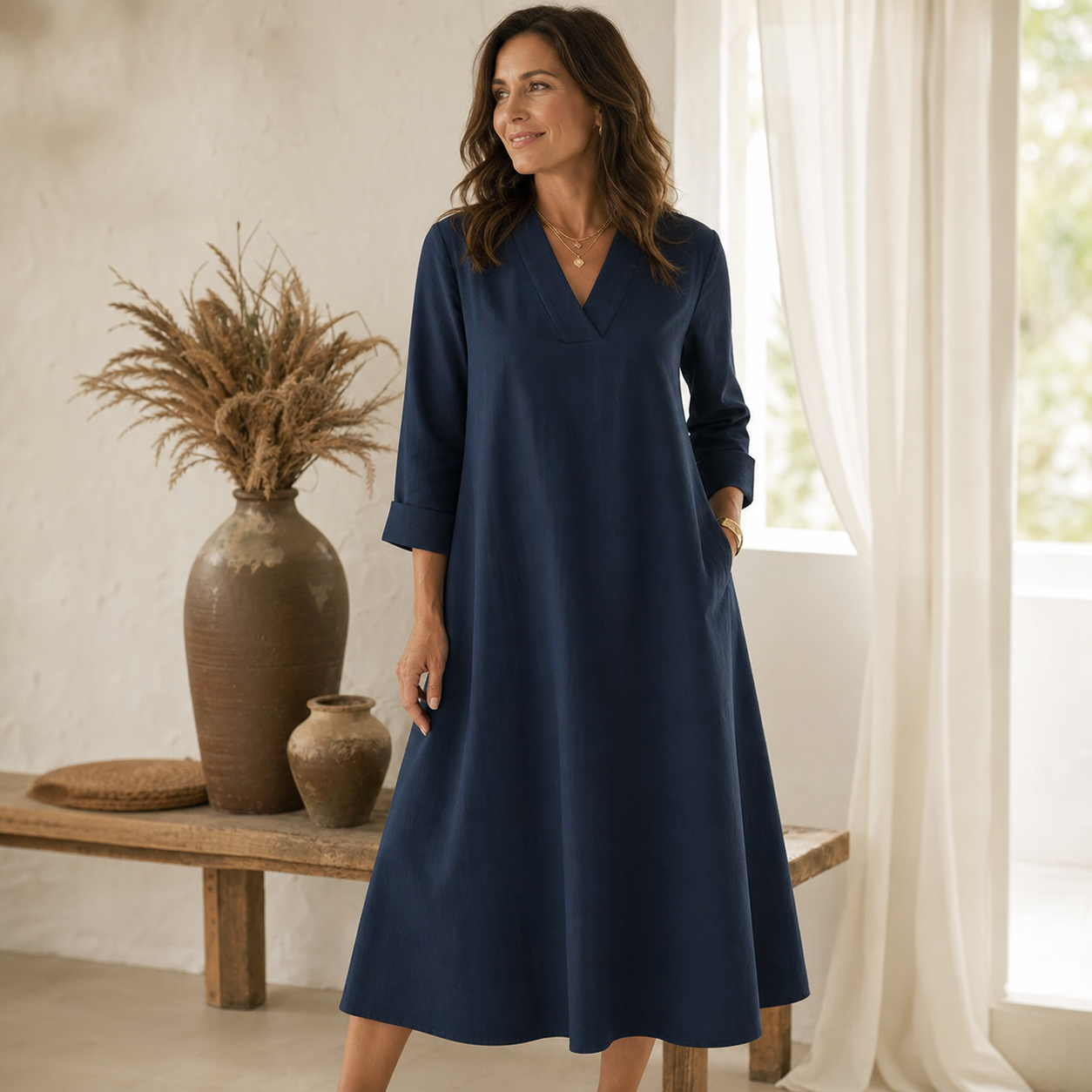 Barbara Della Valle™ Abito estivo traspirante per uno stile senza sforzo