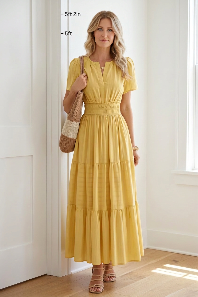 Beatrice Esposito™ abito maxi plissettato fluente