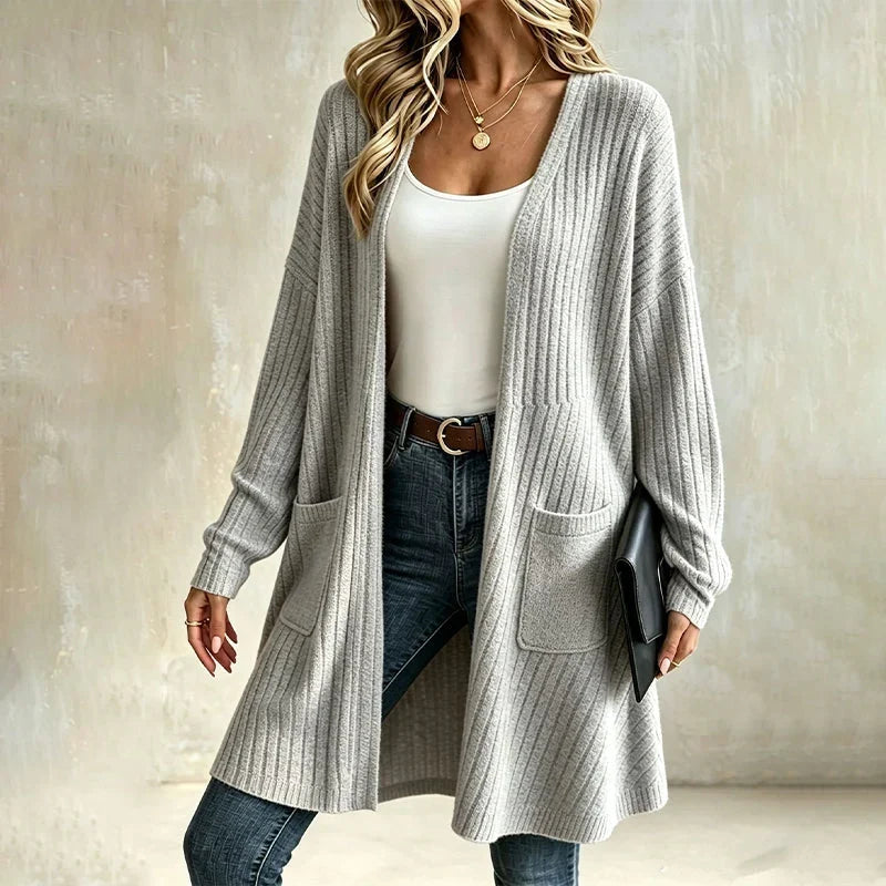 Benedetta Balducci™ Cardigan a coste per look stratificati senza sforzo